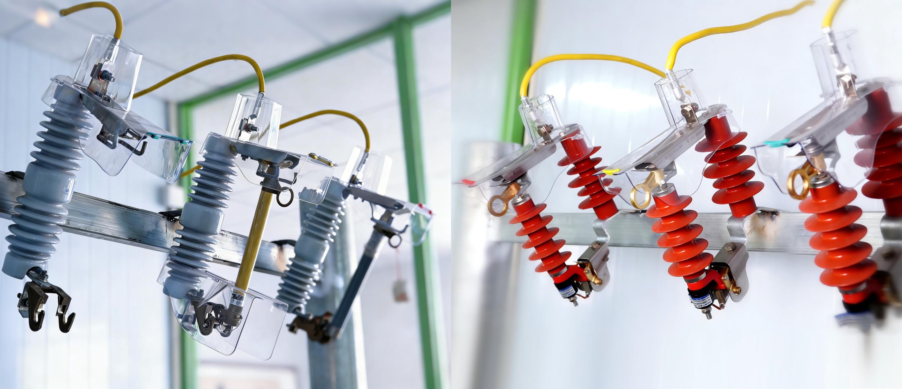 Protective covers installed on multiple 10kV equipment types